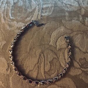 Avon Silver Heart Bracelet